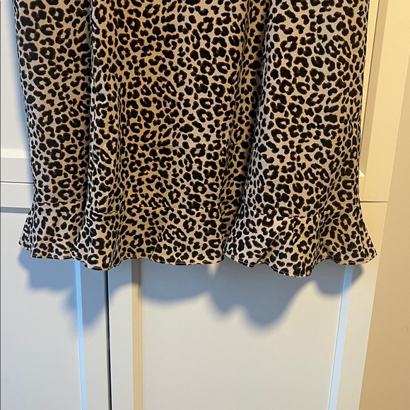ASOS Design Leopard Print Empire Mini Dress - Picture 3 of 6